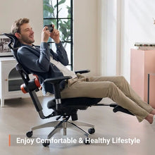 Lade das Bild in den Galerie-Viewer, NEWTRAL Pro Ergonomic Office Chair - Adjustable Lumbar Support, Footrest & 4D Armrests for Ultimate Comfort
