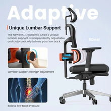Lade das Bild in den Galerie-Viewer, NEWTRAL Pro Ergonomic Office Chair - Adjustable Lumbar Support, Footrest & 4D Armrests for Ultimate Comfort