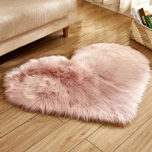 Load image into Gallery viewer, Soft Luxe Heart-Shaped Plush Area Rug - Top-Rated Comfort for Your Home