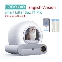 Carica l'immagine nel visualizzatore di Gallery, Tonepie 65L Self-Cleaning Cat Litter Box - Top-Rated, Fully Enclosed Pet Toilet