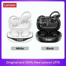 Lade das Bild in den Galerie-Viewer, Lenovo LP75 TWS Bluetooth Headphones - Noise-Cancelling, Waterproof, LED Display