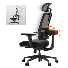Cargar imagen en el visor de la galería, Newtral MagicH002 Ergonomic Office Chair - Adaptive Lumbar Support, Adjustable Headrest & 4D Armrests for Ultimate Comfort