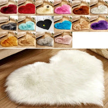 Load image into Gallery viewer, Soft Luxe Heart-Shaped Plush Area Rug - Top-Rated Comfort for Your Home
