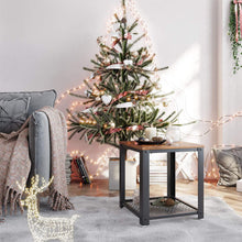 Load image into Gallery viewer, VASAGLE Industrial Side Table - Easy Assembly, Rustic Brown Finish, Perfect for Living Room & Bedroom