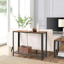 Lade das Bild in den Galerie-Viewer, VASAGLE Vintage Entryway Console Table - Top-Rated, Easy Assembly, Perfect for Living Room & Bedroom