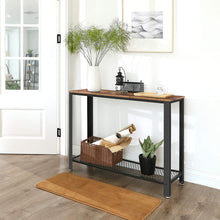 Lade das Bild in den Galerie-Viewer, VASAGLE Vintage Entryway Console Table - Top-Rated, Easy Assembly, Perfect for Living Room & Bedroom