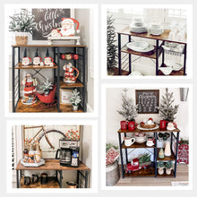Cargar imagen en el visor de la galería, VASAGLE Rustic Brown Standing Baker's Rack - Top-Rated, User-Friendly Design