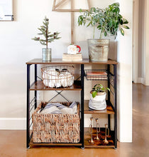 Cargar imagen en el visor de la galería, VASAGLE Rustic Brown Standing Baker's Rack - Top-Rated, User-Friendly Design
