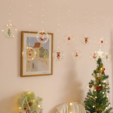 Charger l&#39;image dans la galerie, Christmas Led Curtain  Lights For Indoor Windows Doors Bedroom Decoration
