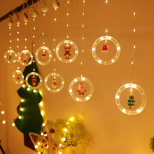 Charger l&#39;image dans la galerie, Christmas Led Curtain  Lights For Indoor Windows Doors Bedroom Decoration
