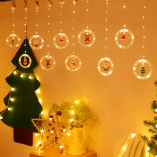 Charger l&#39;image dans la galerie, Christmas Led Curtain  Lights For Indoor Windows Doors Bedroom Decoration
