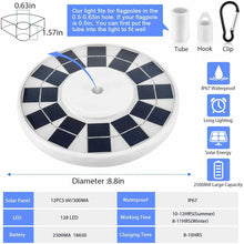 Load image into Gallery viewer, Waterproof IP65 Flagpole Solar  Light 128 Led Super Bright Solar Light Flagpole lights

