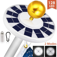 Load image into Gallery viewer, Waterproof IP65 Flagpole Solar  Light 128 Led Super Bright Solar Light Flagpole lights

