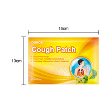 Cargar imagen en el visor de la galería, 6 Pcs/box Cough  Relief  Patch Relieve Asthma Excessive Phlegm Throat Itching Plaster 1 pack (6pcs)
