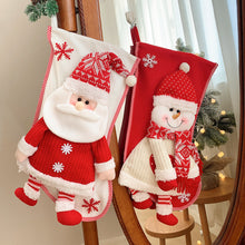 Load image into Gallery viewer, Christmas  Stocking Snowman Santa Claus For Christmas Tree Decoration Candy Bag Gift W508 Santa Claus
