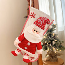 Cargar imagen en el visor de la galería, Christmas  Stocking Snowman Santa Claus For Christmas Tree Decoration Candy Bag Gift W508 Santa Claus
