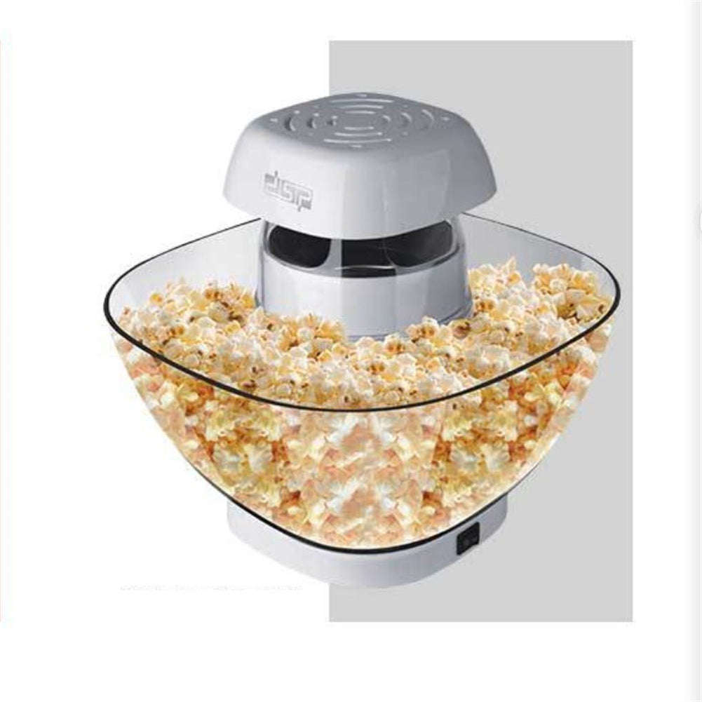 Popcorn  Machine Automatic Household Electric Popcorn Snacks Making Device White