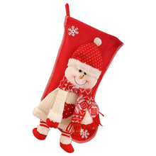 Cargar imagen en el visor de la galería, Christmas  Stocking Snowman Santa Claus For Christmas Tree Decoration Candy Bag Gift W508 Santa Claus
