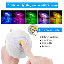 Load image into Gallery viewer, Baby Diamond  Light Bathtub Colorful Float Light Waterproof Projection night Light colorful
