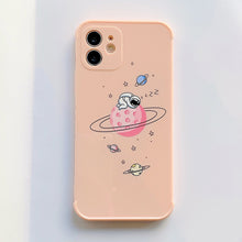 Load image into Gallery viewer, Mobile Phone Case TPU Cartoon Pattern Painting Planet Spaceman for iphone 11 white_iphone11ProMax
