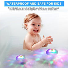 Load image into Gallery viewer, Baby Diamond  Light Bathtub Colorful Float Light Waterproof Projection night Light colorful
