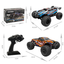 Last inn bildet i Galleri-visningsprogrammet, 1:18 Rc  Car 2.4g Four-wheel Drive High-speed Car Off-road Climbing Remote Control Drifting Electric Toy 63-blue
