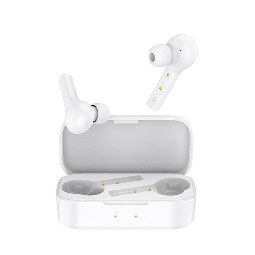 Qcy T5 Wireless Bluetooth-compatible Headphones V5 Touch Control Earphones Stereo Hd Talking 380mah Battery White