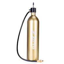 Load image into Gallery viewer, Aluminum Alloy Tubeless  Tire  Inflator Tyre Air Booster Air Bottle 1.15l (empty Bottle) Gold
