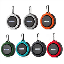 Cargar imagen en el visor de la galería, C6 Waterproof Speaker Suction Cup Mini Bluetooth-compatible Stereo Speaker Outdoor Sports Mini Subwoofer Small Speaker Olive
