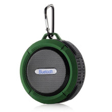 Lade das Bild in den Galerie-Viewer, C6 Waterproof Speaker Suction Cup Mini Bluetooth-compatible Stereo Speaker Outdoor Sports Mini Subwoofer Small Speaker Olive
