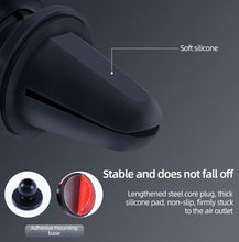 Carica l&#39;immagine nel visualizzatore di Gallery, 2 In 1 Suction Cup Phone  Holder Gravity Telescopic Car Phone Holder black
