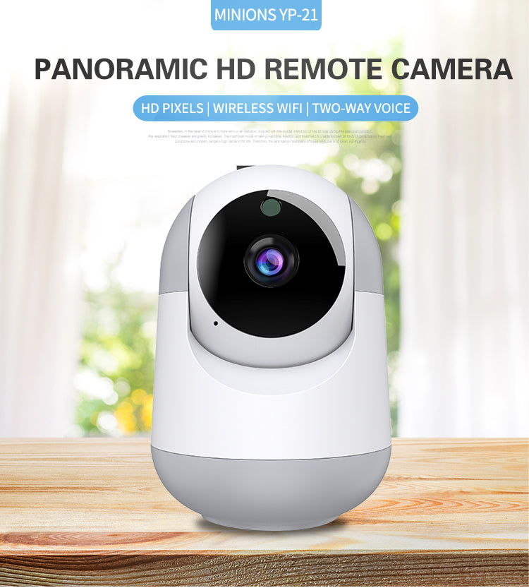 Camera Wifi High-definition Infrared Two-way Voice Intercom Remote Monitoring Camera White