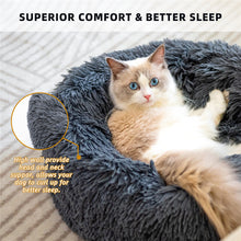 Load image into Gallery viewer, Donut Calming Dog  Beds For Small Medium Large Dogs Cats Fluffy Warming Washable Pet Bed 70CM
