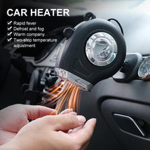 Load image into Gallery viewer, Car  Heater 12v Dual-purpose Portable Instant Heating Car Heater Defrost Heater 1.5m Line White
