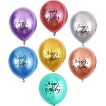 Load image into Gallery viewer, 50pcs Balloons 12 Inch 2.8g Chrome Latex Balloon Happybirthday Party Decoration For Kids silver
