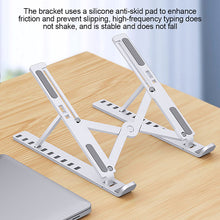 Load image into Gallery viewer, Adjustable  Foldable  Laptop  Stand Non-slip Desktop Notebook Holder For Air Pro Tablet Computer Cooling Bracket Black
