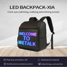 Carica l&#39;immagine nel visualizzatore di Gallery, Led  Screen  Backpack Laptop Computer Wi-fi Bluetooth-compatible Waterproof Personality Backpack 21 inches
