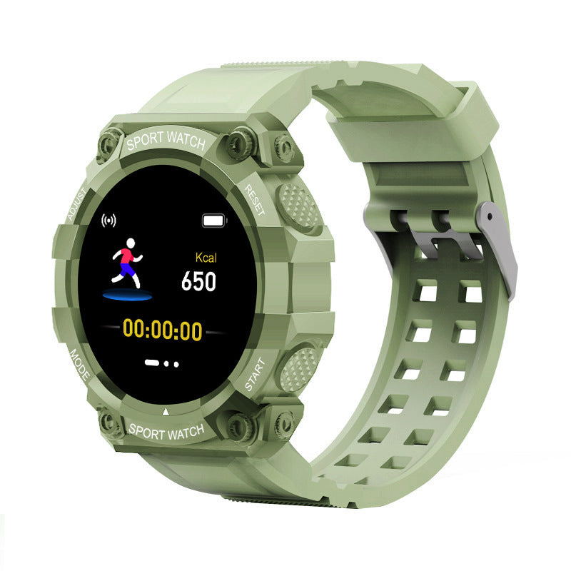 Fd68s Long Standby 1.44 Inch Smart  Bracelet Sports Heart Rate Blood Pressure Monitoring Bracelet Green