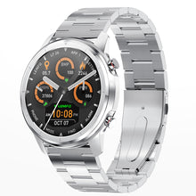 Charger l&#39;image dans la galerie, Original LEMFO Lf26 Smart  Watch Hd Ips Screen Custom Dial Sport Record Smartwatch For Android Ios Huawei Xiaomi Silver dial silver steel belt
