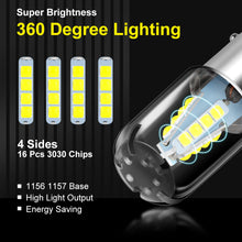 Last inn bildet i Galleri-visningsprogrammet, Car  Turn  Signal Brake Light 1156 Ba15s 1157 Bay15d Tail Light 16 Lights Car Lamp Red_1156-BA15S
