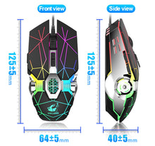 Load image into Gallery viewer, V8 Mechanical Mouse Wired Matte Gaming Mouse Full-key Macro Programming Gaming Mouse Black
