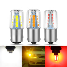 Carica l&#39;immagine nel visualizzatore di Gallery, Car  Turn  Signal Brake Light 1156 Ba15s 1157 Bay15d Tail Light 16 Lights Car Lamp Yellow_1156-BA15S
