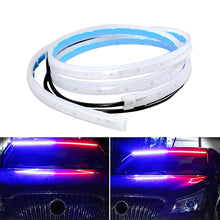 Load image into Gallery viewer, Car  Led  Tail  Box  Light 1.2m Warning Light Strip Red Blue Mesh Light Car Door Modified Light Strip Red and blue
