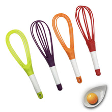 Load image into Gallery viewer, Rotary  Whisk Dual-purpose Folding Rotatable Egg Beaters Detachable Washable Food-grade Whisk Cook Tools Green
