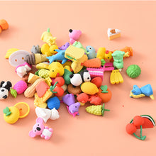 Load image into Gallery viewer, Cute  Eraser Creative Cartoon Shape Colorful Sketch Eraser Ultra-clean Boxed Eraser, 1  Bag, Set Random delivery
