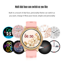 Carica l&#39;immagine nel visualizzatore di Gallery, Lf28m Bluetooth-compatible 5.0 Smart  Watch 1.28 Inch Full Touch Diy Waterproof Heart Rate Monitor Smartwatch For Phone pink
