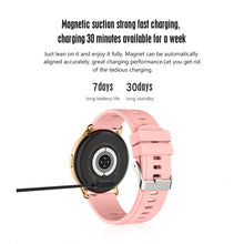 Carica l&#39;immagine nel visualizzatore di Gallery, Lf28m Bluetooth-compatible 5.0 Smart  Watch 1.28 Inch Full Touch Diy Waterproof Heart Rate Monitor Smartwatch For Phone pink
