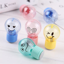 Last inn bildet i Galleri-visningsprogrammet, Pencil  Sharpener Creative Small Light Bulb Shape Stationery Manual Single-hole Pencil Sharpener Random Color
