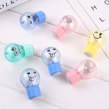 Last inn bildet i Galleri-visningsprogrammet, Pencil  Sharpener Creative Small Light Bulb Shape Stationery Manual Single-hole Pencil Sharpener Random Color
