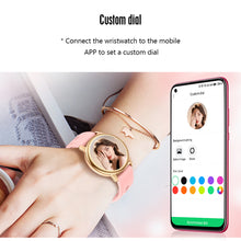 Carica l&#39;immagine nel visualizzatore di Gallery, Lf28m Bluetooth-compatible 5.0 Smart  Watch 1.28 Inch Full Touch Diy Waterproof Heart Rate Monitor Smartwatch For Phone pink
